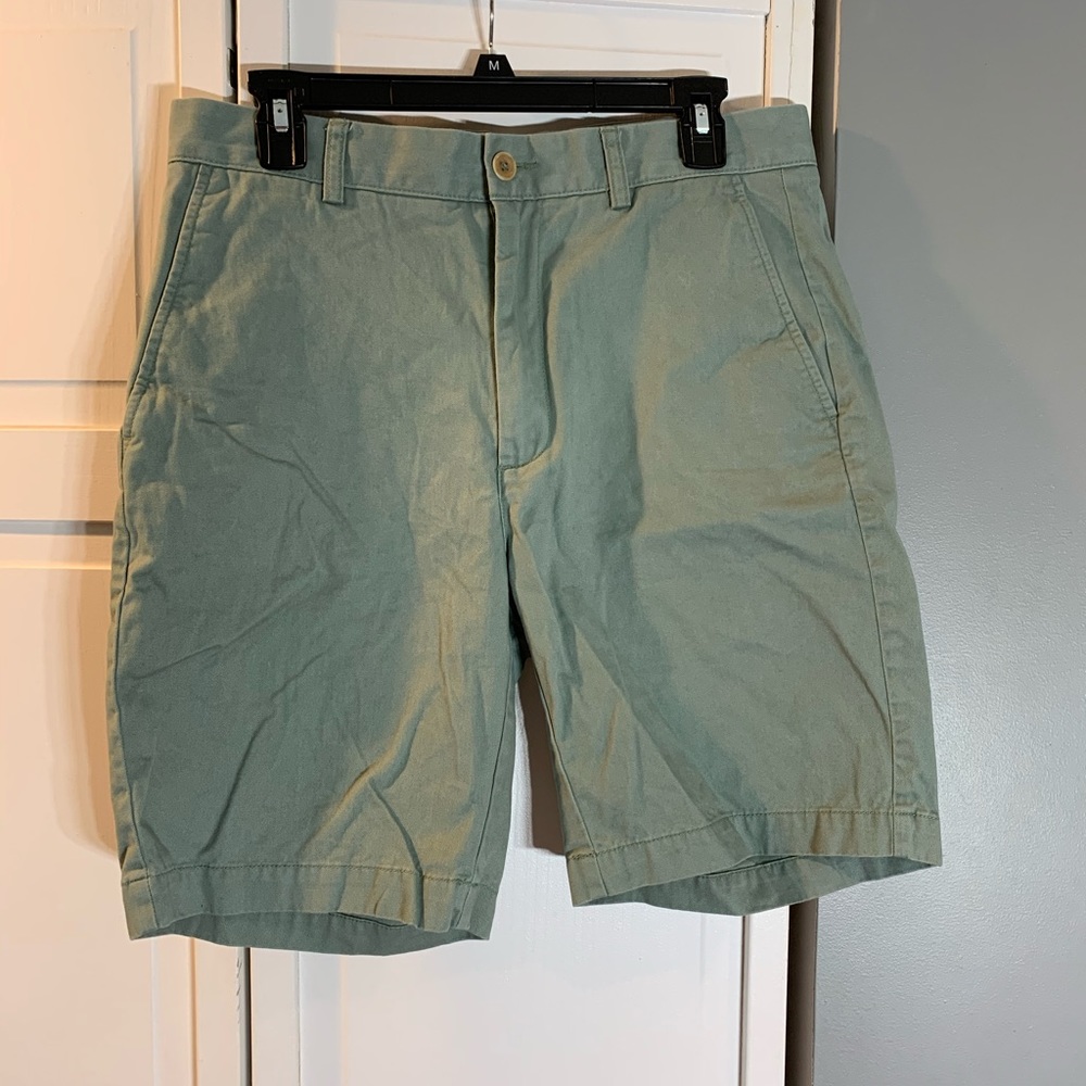Green dress shorts